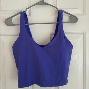 lululemon align tank in charged indigo size 8!